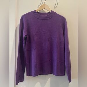 Kim Rogers Purple Long Sleeve Top